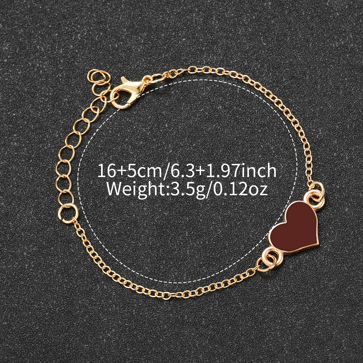 Conjunto 2 Peças Relógio Feminino Quadrado Quartz com Pulseira de Silicone + Pulseira Coração - Sem Caixa - Imagem 5