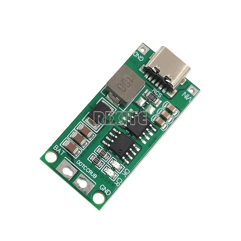Type C BMS 2S 3S 4S 1A 2A 4A 18650 Lithium Battery Charger Board USB C Step-up Boost Module For Li-Po Polymer Power Bank - Imagem 11