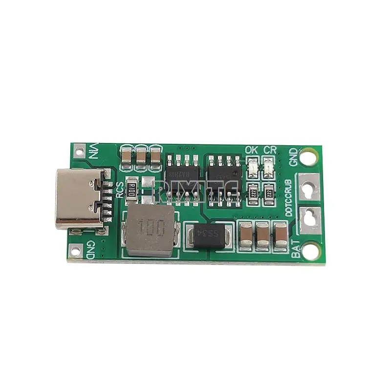 Type C BMS 2S 3S 4S 1A 2A 4A 18650 Lithium Battery Charger Board USB C Step-up Boost Module For Li-Po Polymer Power Bank - Imagem 13