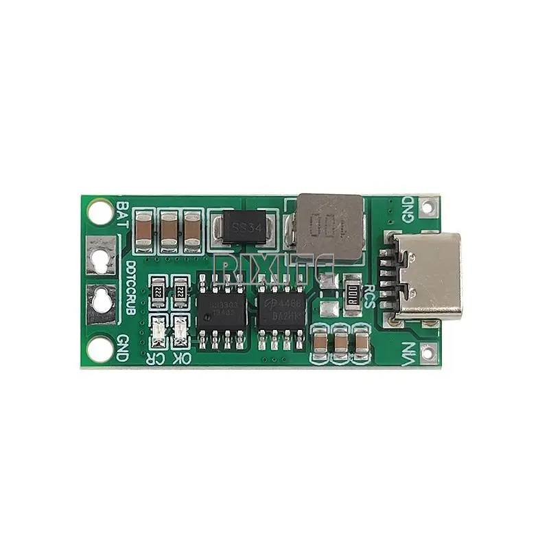 Type C BMS 2S 3S 4S 1A 2A 4A 18650 Lithium Battery Charger Board USB C Step-up Boost Module For Li-Po Polymer Power Bank - Imagem 12